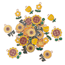 50шт 5 стиля экологически чистые подвески из цинкового сплава&nbsp;ENAM-CJ0001-88