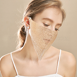 Треугольные литые головные уборы маскарадные маски&nbsp;AJEW-WH20067-054KCG