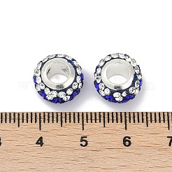 Сплав горный хрусталь глина паве бусины ALRI-D300-02S-04