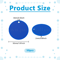 Непрозрачные акриловые подвески&nbsp;SACR-WH0006-32C-01