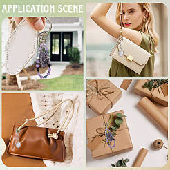 6 шт. 201 нержавеющая сталь макраме цепь мешочек пустой держатель для камня подвеска украшение&nbsp;HJEW-SC0002-11