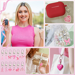 12 шт. Информационная лента из сплава эмалированная подвеска украшения&nbsp;HJEW-PH02212