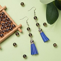 100шт 8мм натуральный дымчатый кварц круглые бусины&nbsp;DIY-LS0002-06