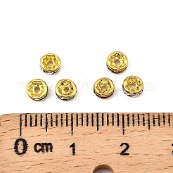 Класса A горный хрусталь разделительные бусинки&nbsp;X-RSB034NFG