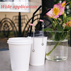 24шт. двухцветная силиконовая соломенная шапочка&nbsp;PALLOY-DR00007