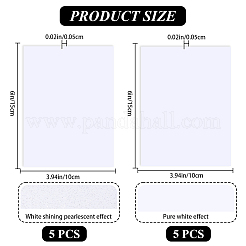 10 шт. 2-цветная алюминиевая термотрансферная печать пустая индикаторная пластина&nbsp;DIY-CP0013-30