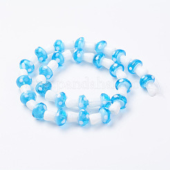 Бусы лэмпворк ручной работы&nbsp;LAMP-E015-03B