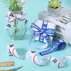 2 рулон 2 стилей полиэстеровая спортивная лента с принтом в виде мяча для шитья и украшения&nbsp;OCOR-GF0004-32B