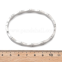 Браслеты из бамбукового плетения из нержавеющей стали 304 для женщин&nbsp;BJEW-Z092-01P