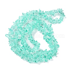 С напылением окрашенные прозрачные стеклянные бусинки&nbsp;X-GLAA-P060-01A-08