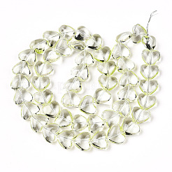 Прозрачные стеклянные бусины нити&nbsp;X1-GLAA-T023-13D