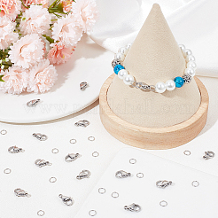 100 шт. карабины из нержавеющей стали 304&nbsp;DIY-BBC0001-56A