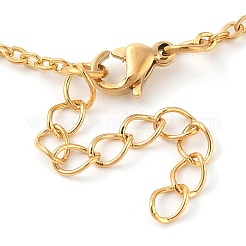 Ожерелья с подвеской в виде кошачьего когтя из нержавеющей стали 304 для женщин&nbsp;NJEW-Z046-02G