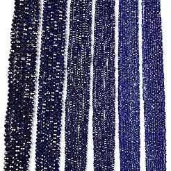 Стеклянные бусины с гальваническим покрытием &nbsp;EGLA-A044-P1mm-B07