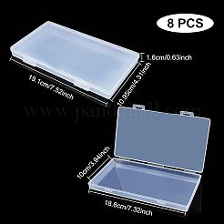 Прозрачные пластиковые бусины&nbsp;CON-FH0001-21B