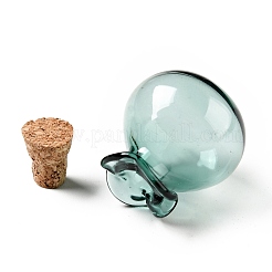 Счастливая сумка в форме стеклянной пробки бутылки орнамент&nbsp;AJEW-A039-02D