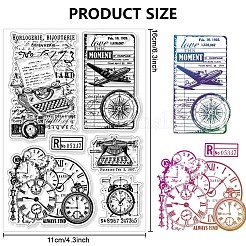 ПВХ пластиковые прозрачные штампы&nbsp;DIY-WH0631-0680