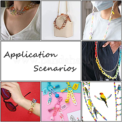 Прозрачные акриловые связывая кольца&nbsp;OACR-FH0001-010