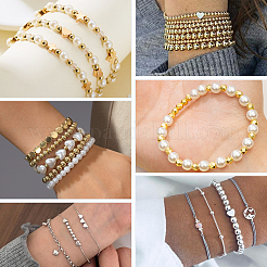 1200шт 6 стиля пластиковые бусины ccb&nbsp;CCB-PA0001-10