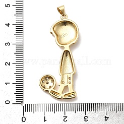 Латунные микро проложить кубического циркония подвески&nbsp;KK-H519-02B-G