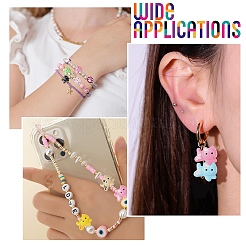 45 шт. 9-х цветные бусины из цинкового сплава&nbsp;FIND-CJ0003-97