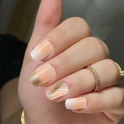 Пресс из АБС-пластика с полным покрытием на накладных ногтях&nbsp;DIY-CJC0006-15