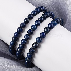 Природные лазурит бисерные браслеты простирания&nbsp;X-BJEW-F202-04