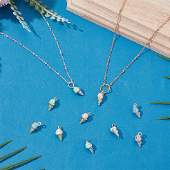 24шт 8 стиля подвески из цинкового сплава с эмалью&nbsp;FIND-AR0006-09