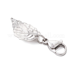 Подвесные украшения из нержавеющей стали 304 и натурального турмалина&nbsp;HJEW-JM03906-01