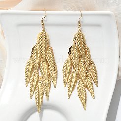 Серьги-подвески из нержавеющей стали 304&nbsp;EJEW-S253-07B-G