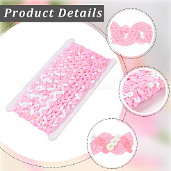 Бусины-пайетки из полиэстера&nbsp;OCOR-WH20012-13D