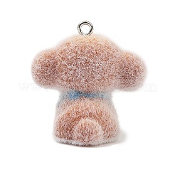 Флокированные подвески из непрозрачной смолы&nbsp;RESI-I353-02P-02