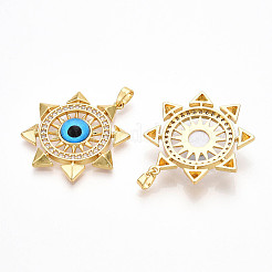 Латунные микро проложить кубического циркония подвески&nbsp;KK-N257-24G