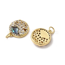 Латунные микро проложить кубического циркония подвески&nbsp;KK-K384-08G