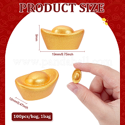 1 пакетик слитка золота из смолы&nbsp;DIY-PH0034-54