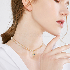 4 шт. 2 цвета латунные подвески с микропаве и кубическим цирконием&nbsp;KK-DC0003-39