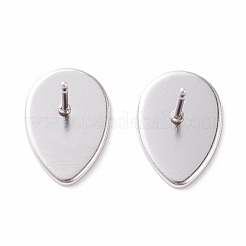 Фурнитура для сережек-гвоздиков из нержавеющей стали марки 304&nbsp;STAS-P198-24