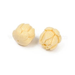 Резные бусины из синтетического коралла CORA-S025-01