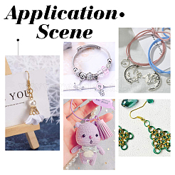 36 шт. 3 открытых соединительных кольца из нержавеющей стали 304&nbsp;STAS-UN0027-84