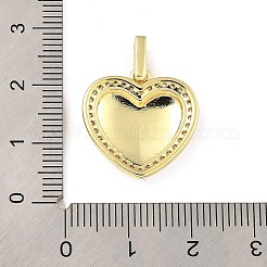 Подвеска из латуни с микропаве из кубического циркония&nbsp;KK-H456-03G