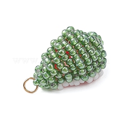 Подвески в виде фруктов из стеклянных бусин&nbsp;PALLOY-MZ00894-01