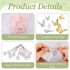 Упаковка для букетов цветов из морщинистого волнистого полиэстера&nbsp;FIND-TA0010-72A