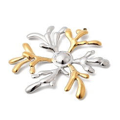 Большие двухцветные подвески из нержавеющей стали 304&nbsp;LS-STAS-B120-01GP-01