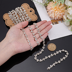 2.5 ярд латунных цепочек со стразами&nbsp;CHC-UN0001-05