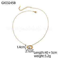 Ожерелья из нержавеющей стали 304&nbsp;STAS-OY011-63G