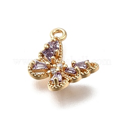 Латунные микро проложить кубического циркония подвески&nbsp;KK-D312-03G