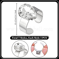 Кольца-манжеты из нержавеющей стали 304&nbsp;RJEW-PH01323