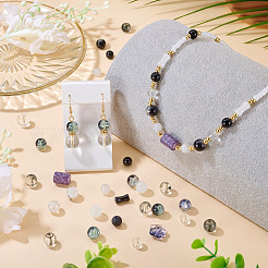 80 г прозрачных стеклянных бусин&nbsp;DGLA-TA0001-47J