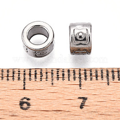 Бусины из нержавеющей стали 304&nbsp;STAS-V009-09P