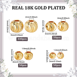 Spacer бисер латунные&nbsp;KK-ME0003-76